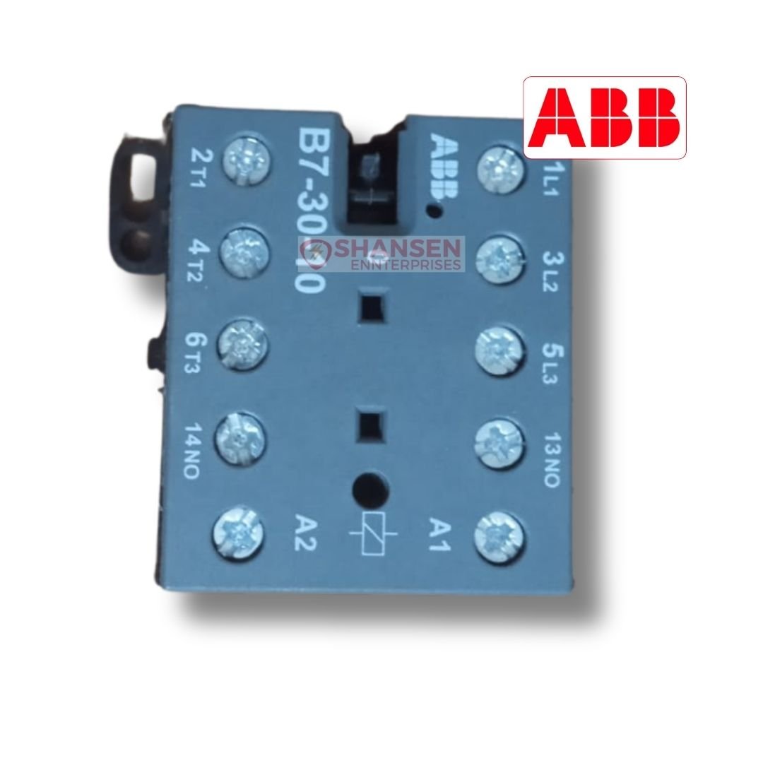 ABB_Brand_B7-30-10-01_Mini_Contactor_24_V_AC-3_NO-0_NC_Screw_Terminals_side