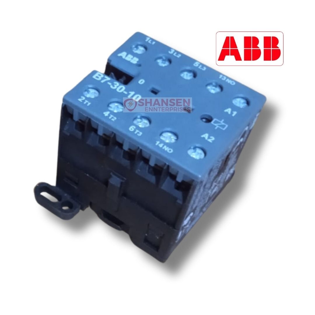 ABB_Brand_B7-30-10-01_Mini_Contactor_24_V_AC-3_NO-0_NC_Screw_Terminals_top_view