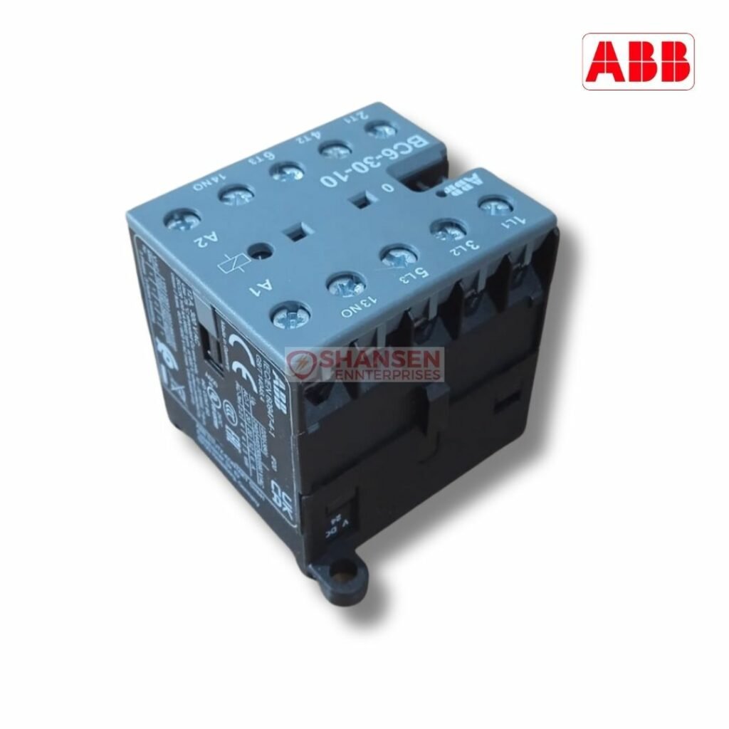 ABB Brand BC6-30-10 Mini Contactor 24 V DC - 3 NO - 0 NC - Screw Terminals