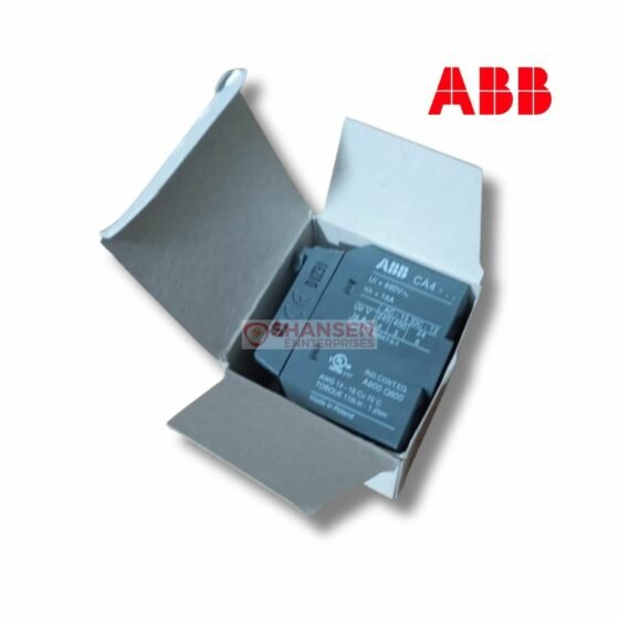 ABB_Brand_CA4-22E_4-Pole_Front_Mounted_Auxiliary_Contact_Block-open_box_side-view