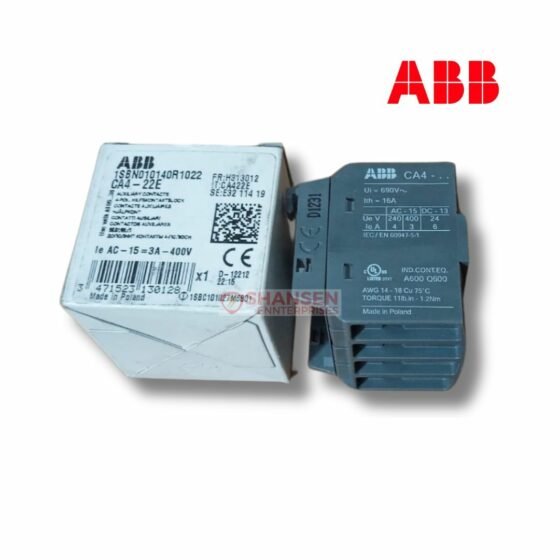 ABB_Brand_CA4-22E_4-Pole_Front_Mounted_Auxiliary_Contact_Block-with_box