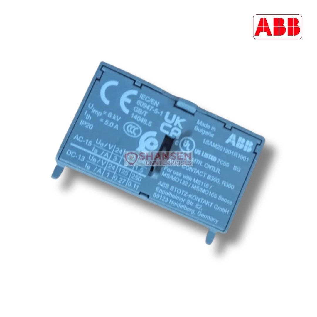 ABB_Brand_HKF1-11_Auxiliary_contact_for_front_mounting_top_angle-view