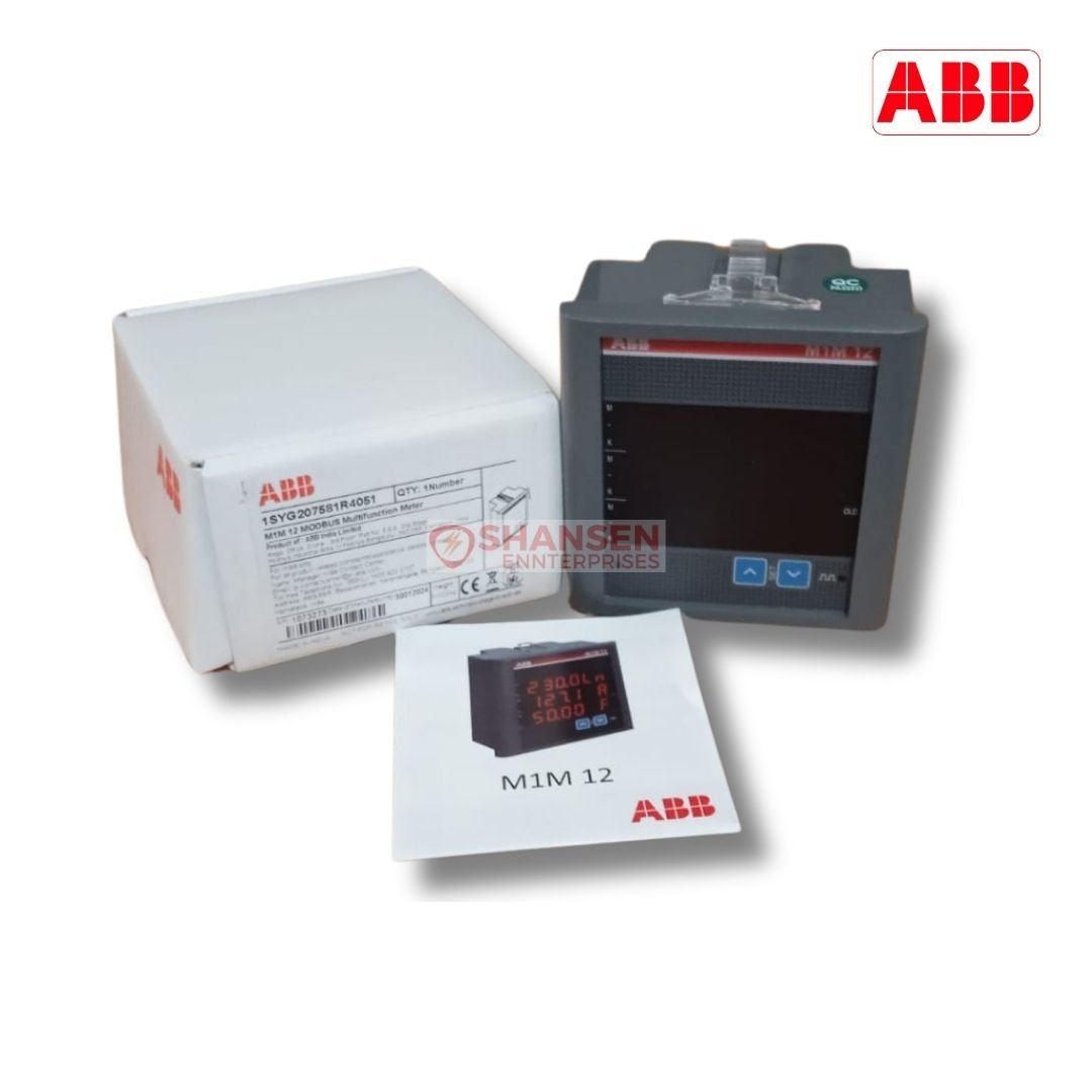 ABB_Brand_M1M 12_Modbus_Multifunction_Meter_with_user_manual_and_box