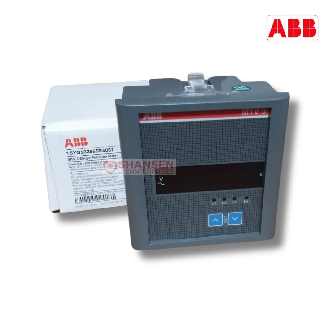 ABB_Brand_M1V_3_Single_Function_Meter_in_front_of_the_box