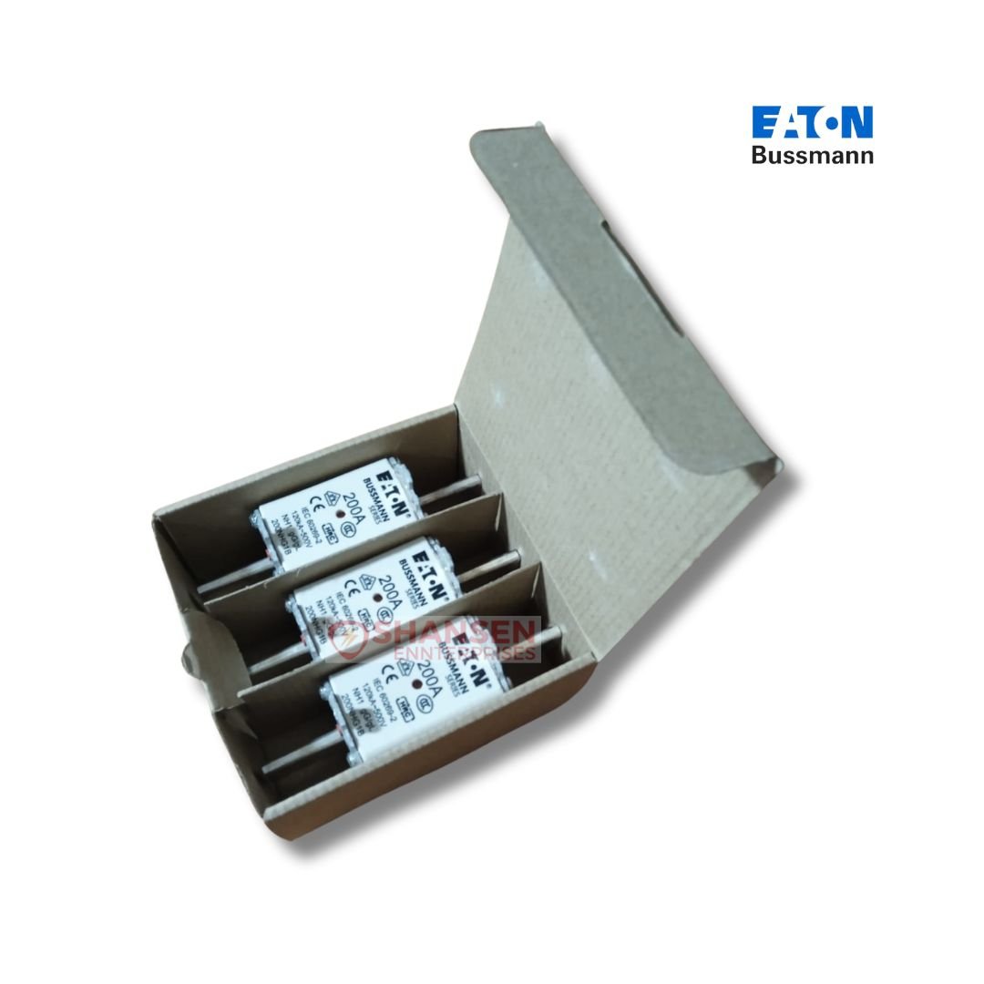 Eaton_Brand_Bussmann_Series_200NHG1B_Low_Voltage_NH_Fuse_left_view_open_box