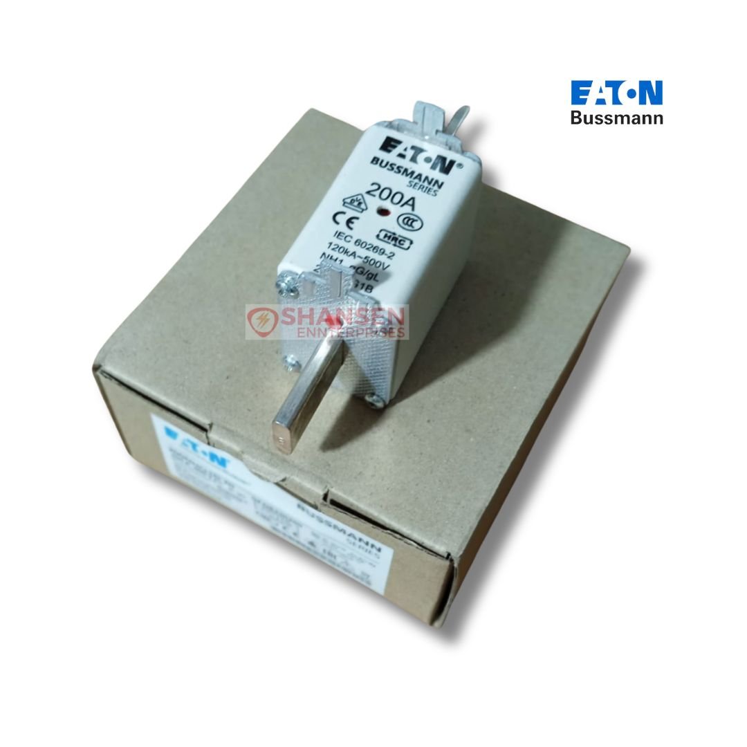Eaton_Brand_Bussmann_Series_200NHG1B_Low_Voltage_NH_Fuse_on_top-of_the_box