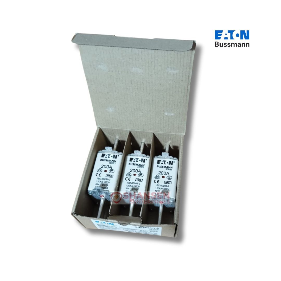 Eaton_Brand_Bussmann_Series_200NHG1B_Low_Voltage_NH_Fuse_open_box_front_view