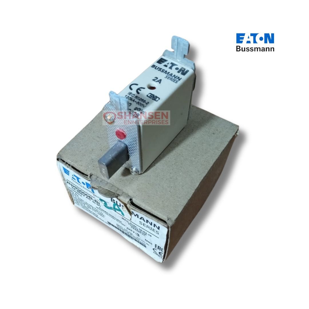Eaton_Bussmann_Series_2NHG000B_Low_Voltage_NH_Fuse-on_top-view-with_box