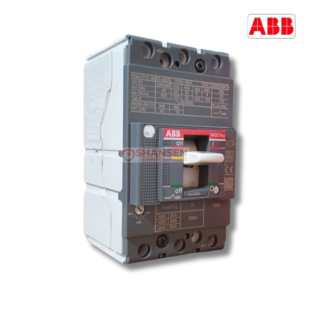 ABB Brand XT1N 160 TMD 160-1600 4P Fixed Circuit Breaker