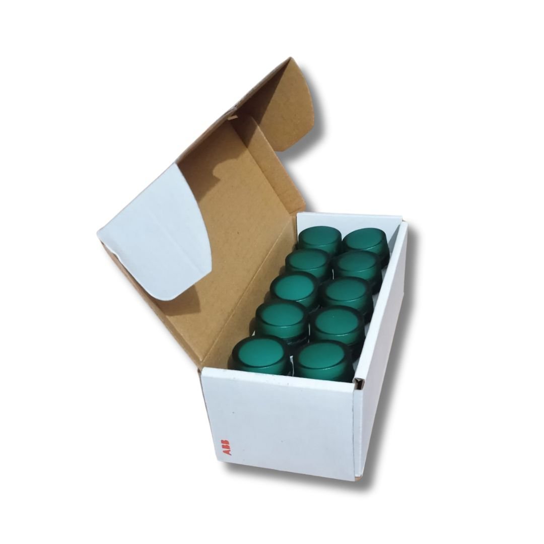 ABB_Brand_CL-513G_110-130V_A.C_Compact_Green_Pilot_Light _open_box_side_view