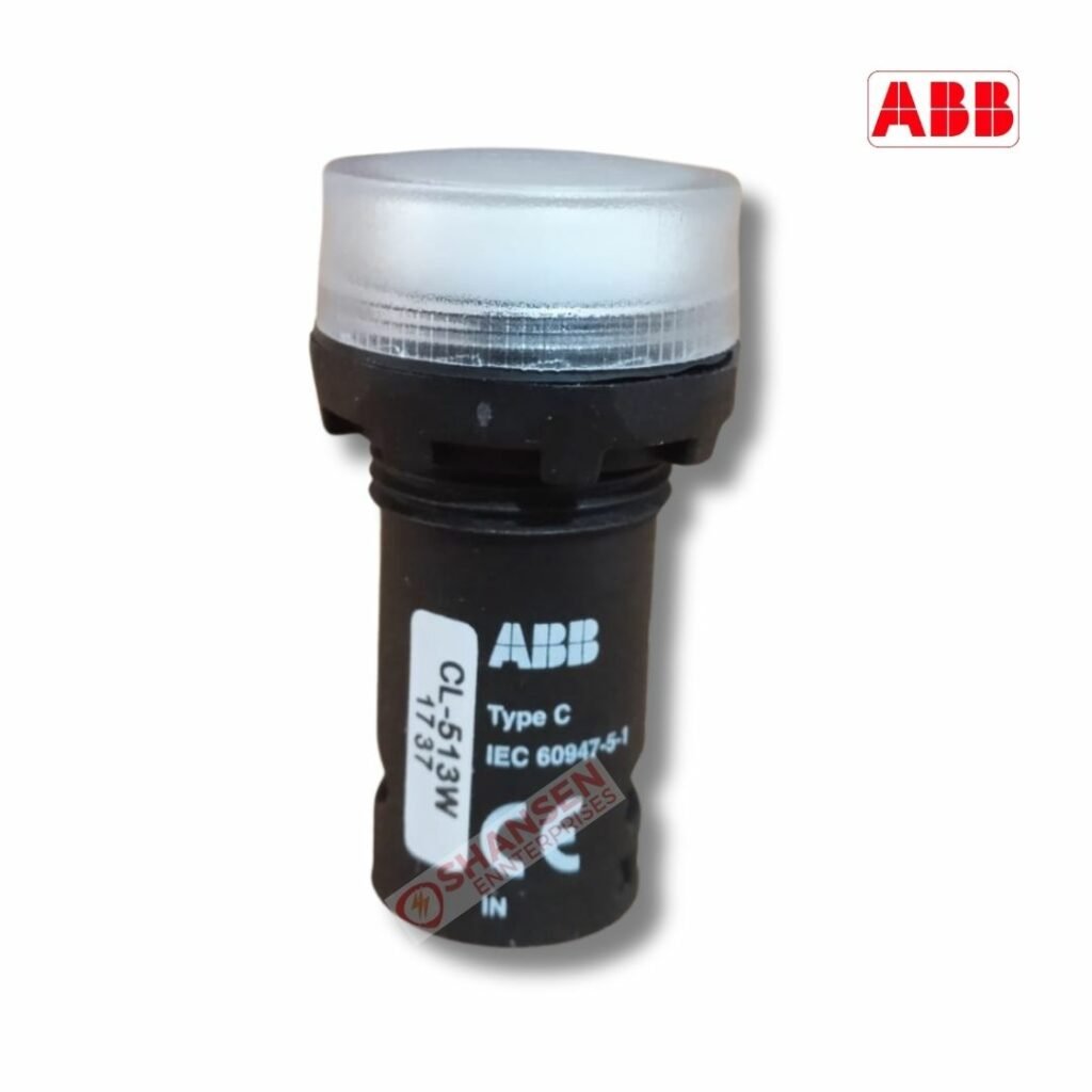 ABB Brand CL-513W 110-130V a.c. Pilot Light