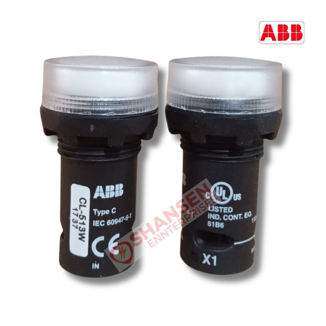 ABB CL-513W 110-130V AC LED Pilot Light