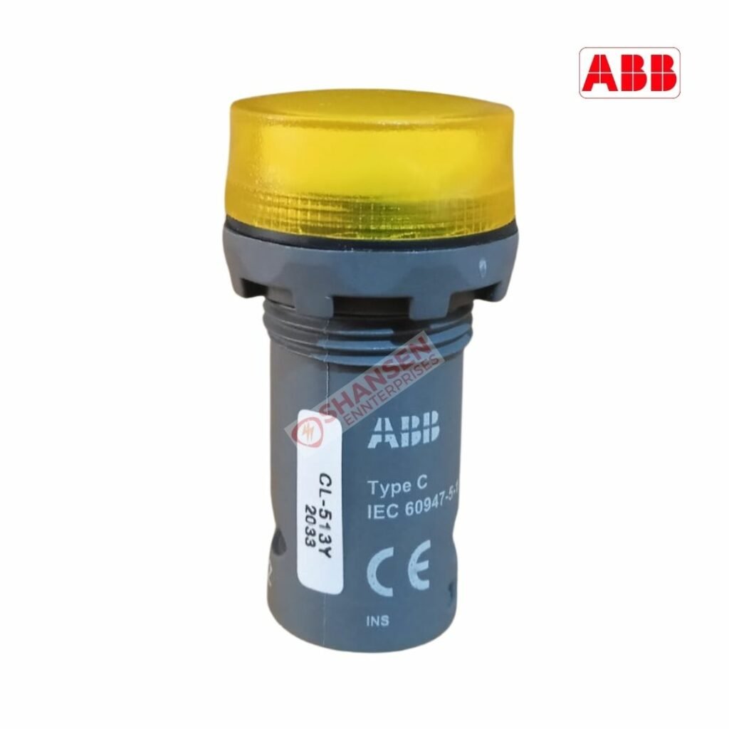 ABB Brand CL-513Y 110-130V a.c. Pilot Light