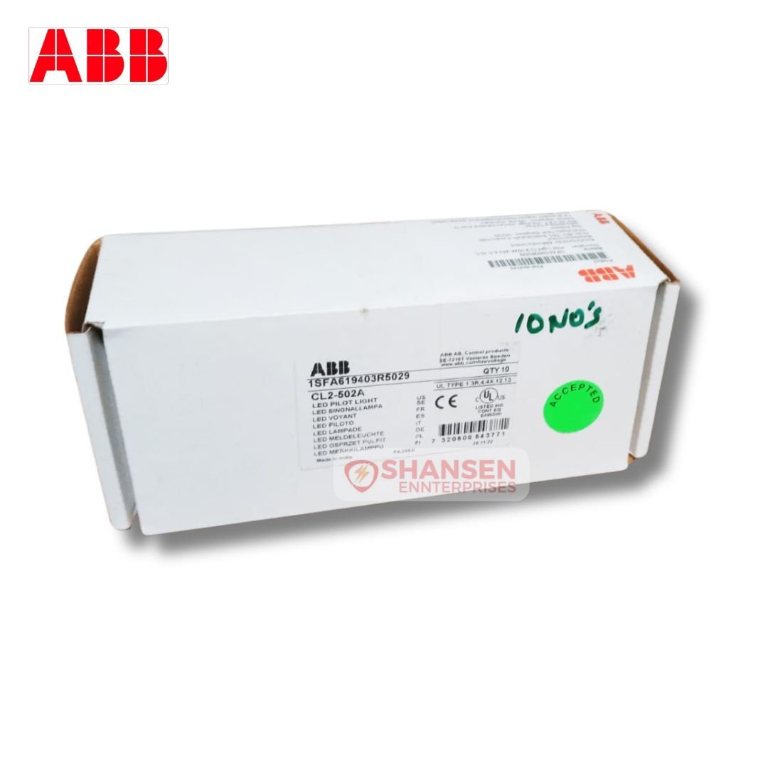 ABB_Brand_CL2-502A_Amber_Color_Pilot_Light_closed_box_top_view