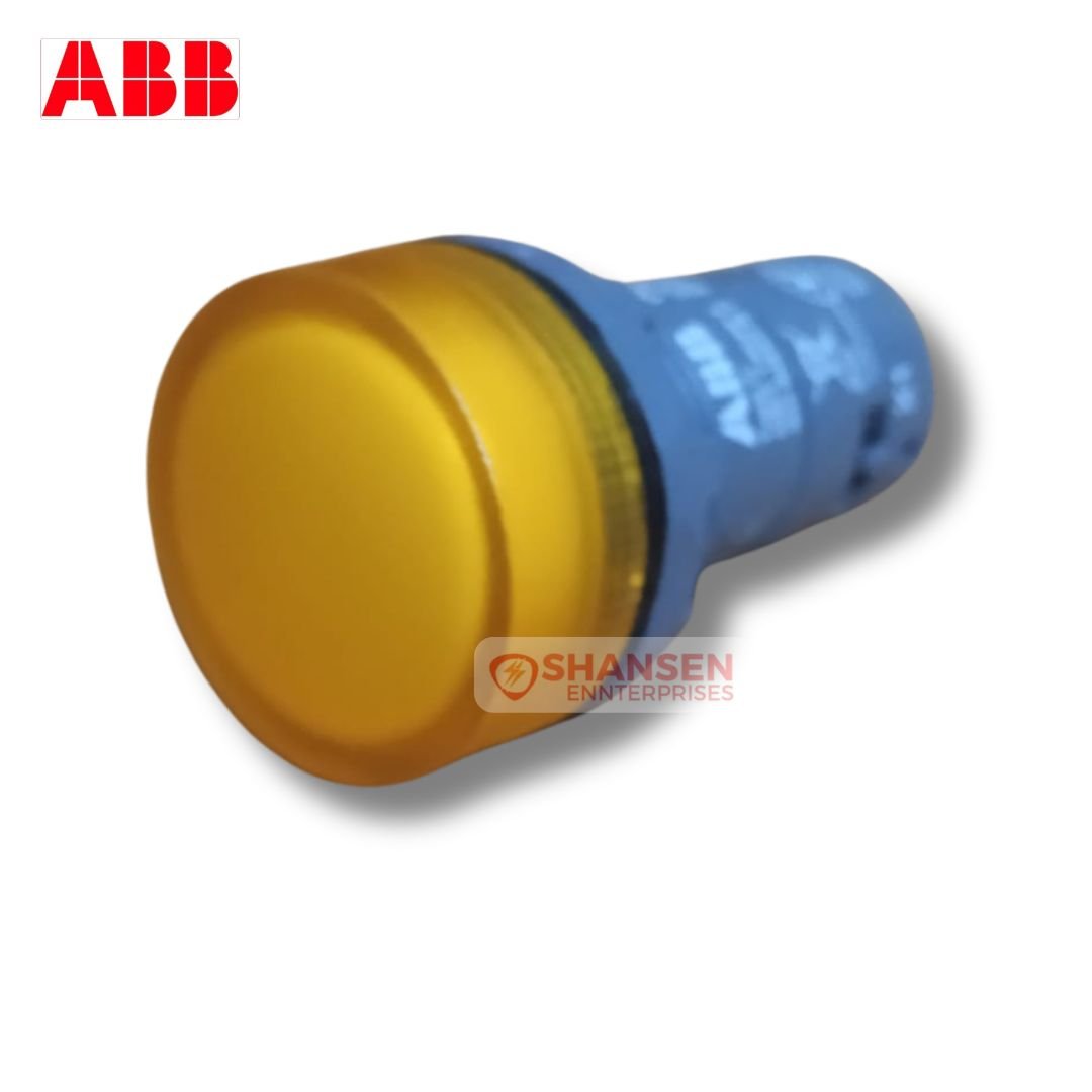 ABB_Brand_CL2-502A_Amber_Color_Pilot_Light_front_view