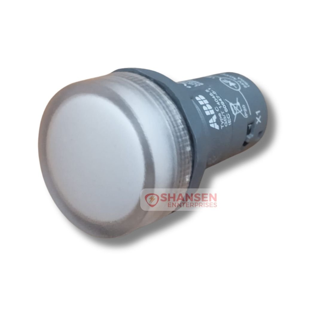 ABB_Brand_CL2-502C_Clear_Illuminated_Pilot_Light_front_view