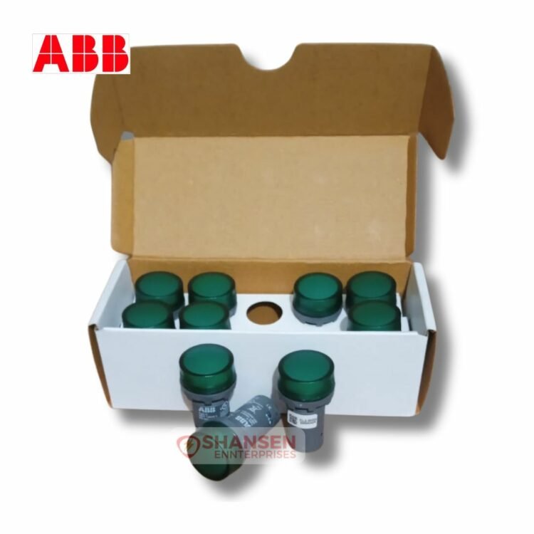 ABB_Brand_CL2-502G_Green_Illuminated_Pilot_Light-with_open_box