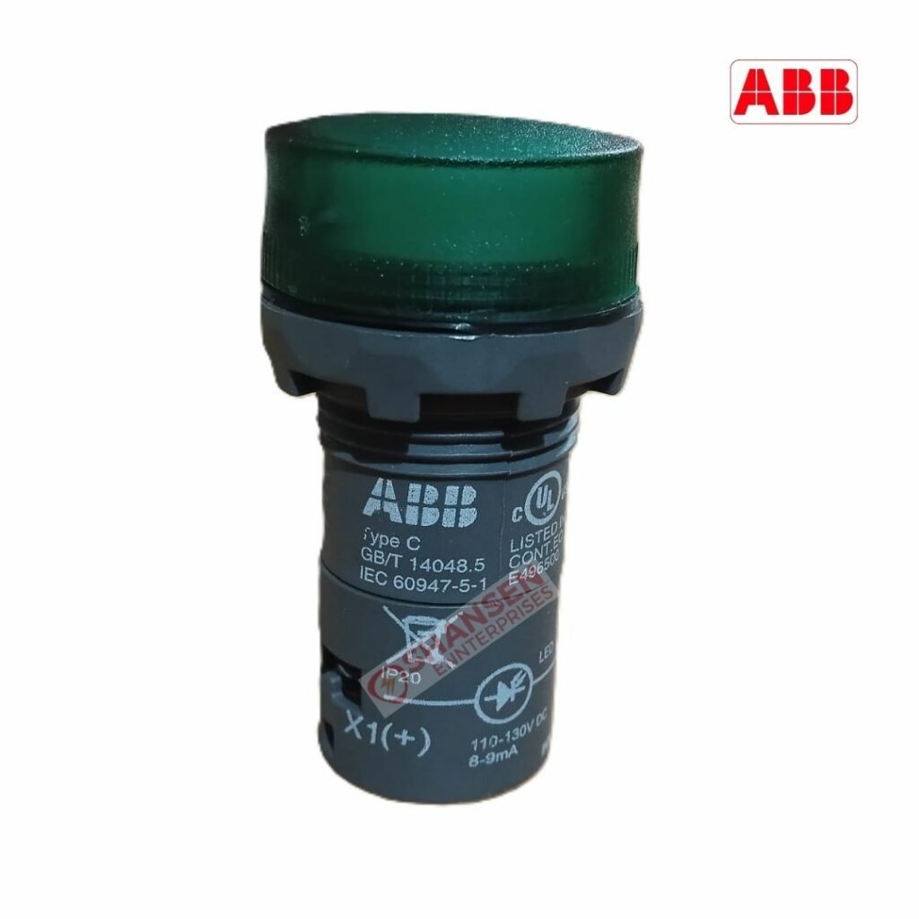 ABB Brand CL2-515G Green Illuminated Pilot Light