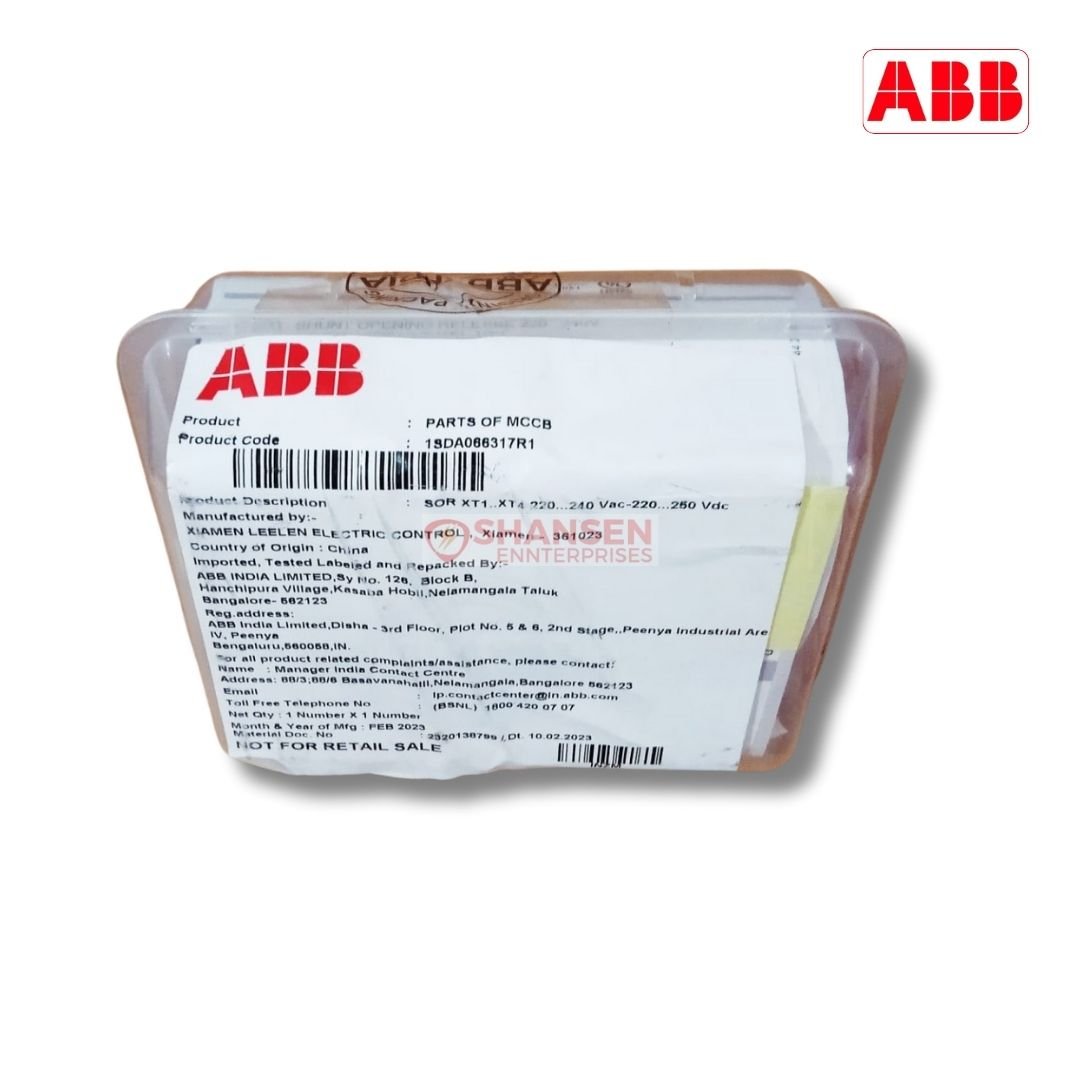 ABB_Brand_SOR_XT1_XT4_220_240_Vac-220_250_Vdc_front_view_of_box