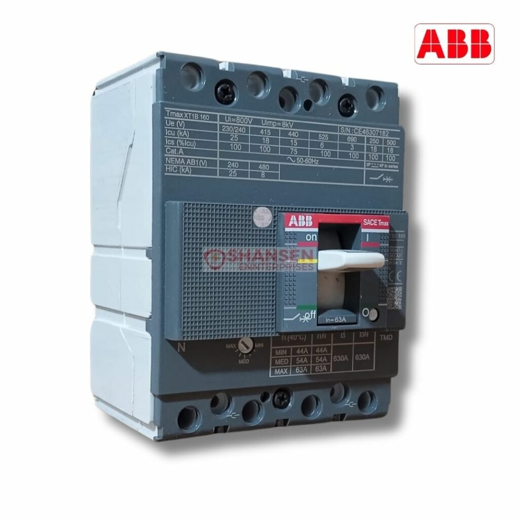 ABB XT1B 160 TMD 63-630 4p F F - Shansen Enterprises
