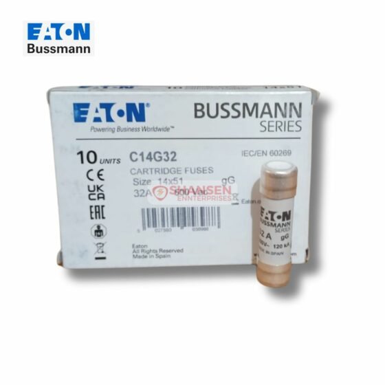 Eaton_Bussmann_Series_C14G32_Cartridge_Fuse_one_piece_with_box