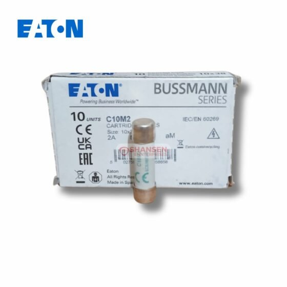 Eaton_Bussmann_Series_Low_Voltage_Cylindrical_Fuse_C10M2_boxed_front_view
