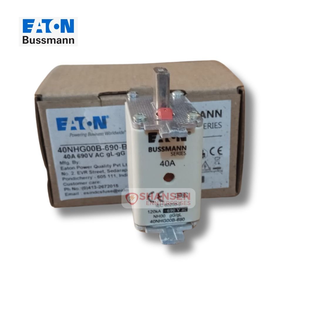 Eaton_Bussmann_Series_Low_Voltage_NH_Fuse_40NHG000B-690_in_front_of_box