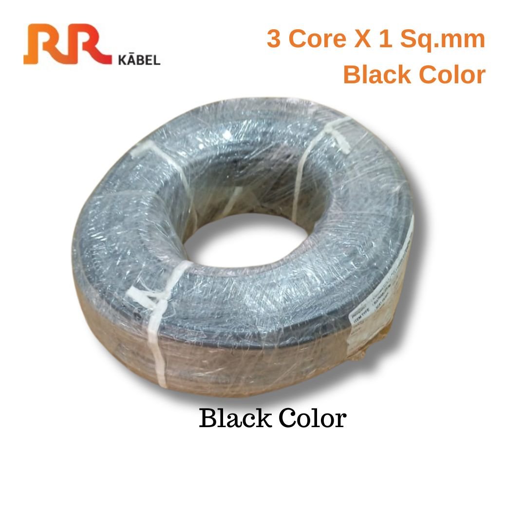 RR_Kabel_Ratnaflex_M_2_Core_X 0.75_Sq.mm_Black_Color_Cable_top_view