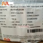 RR Kabel Ratnaflex M 2 Core X 1.5 Sq.mm Grey Color Cable image 3