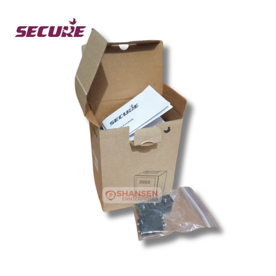 SECURE_Elite_307-2_Multiline_Three-Phase_Digital_Panel_Meter_open_box_and_accessory