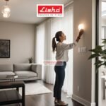 Lisha Platina White Color Angle Bulb Holder image 2
