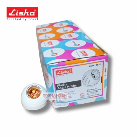 Lisha_Platina_White_Color_Angle_Bulb_Holder_with_box