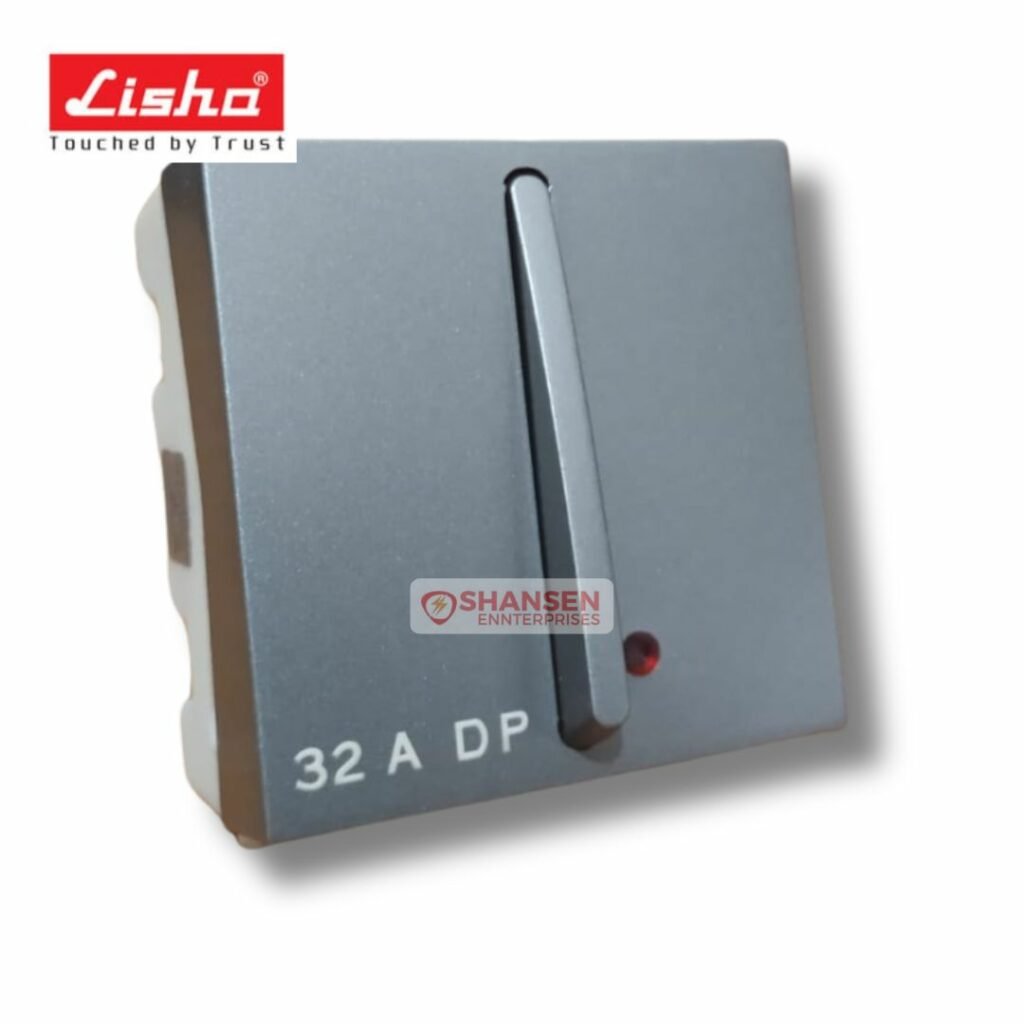 Lisha SLIMZ ICON 32A D.P Switch With LED Indicator