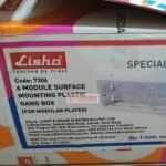 Lisha Special 7 Model 6 Module Surface Mounting Plastic Gang Box for Modular Plates image 3