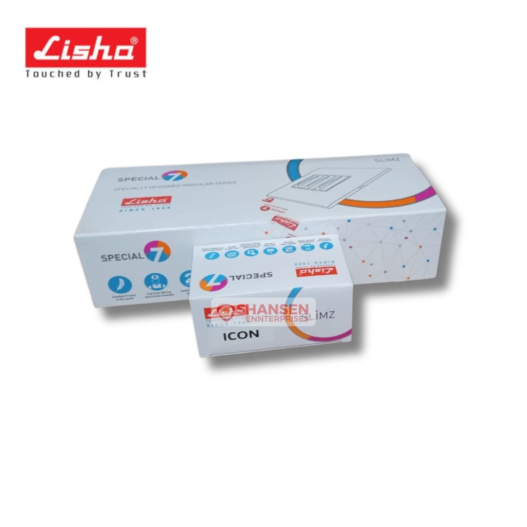 Lisha Special 7 SLIMZ ICON Series 10A 2 Way Switch - Image 3