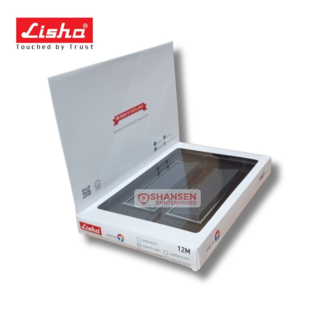 Lisha_Special_7_TiNT_12_Module_Graphite_Grey_Glass_Cover_Plate_open_box-side-view