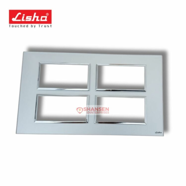 Lisha Special 7 TiNT 16 Module Sizzling Silver Color Glass Cover Plate