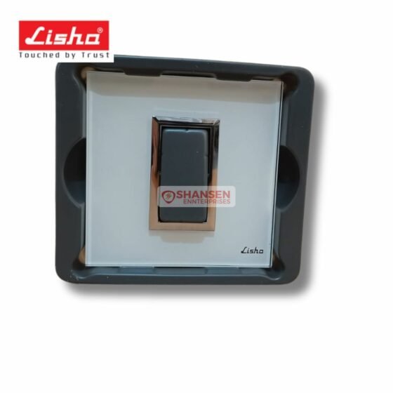 Lisha_Special_7_TiNT_1_Module_Snow_White_Color_Glass_Cover_Plate_pack_frontside