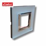 Lisha Special 7 TiNT 2 Module Sizzling Silver Glass Cover Plate image 2