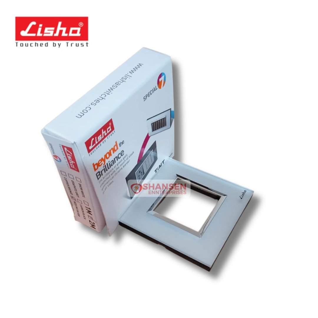 Lisha Special 7 TiNT 2 Module Sizzling Silver Glass Cover Plate - Image 5