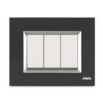Lisha Special 7 TiNT 3 Module Carbon Black Color Glass Cover Plate image 3