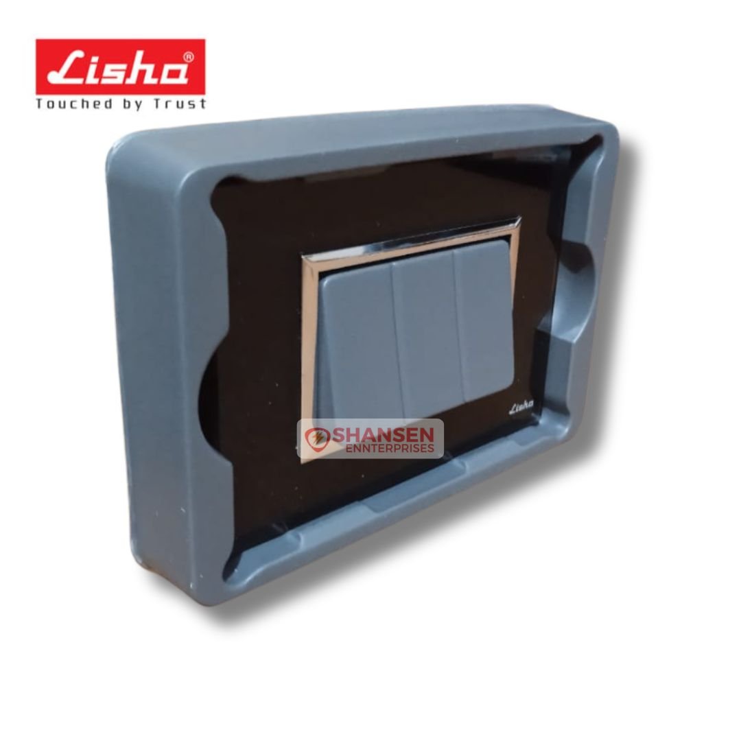 Lisha_Special_7_TiNT_3_Module_Carbon_Black_Glass_Cover_Plate_with_cover_side_view