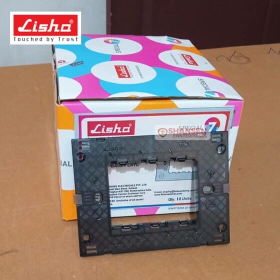 Lisha Special 7 TiNT 3-Module Glass Cover Plate