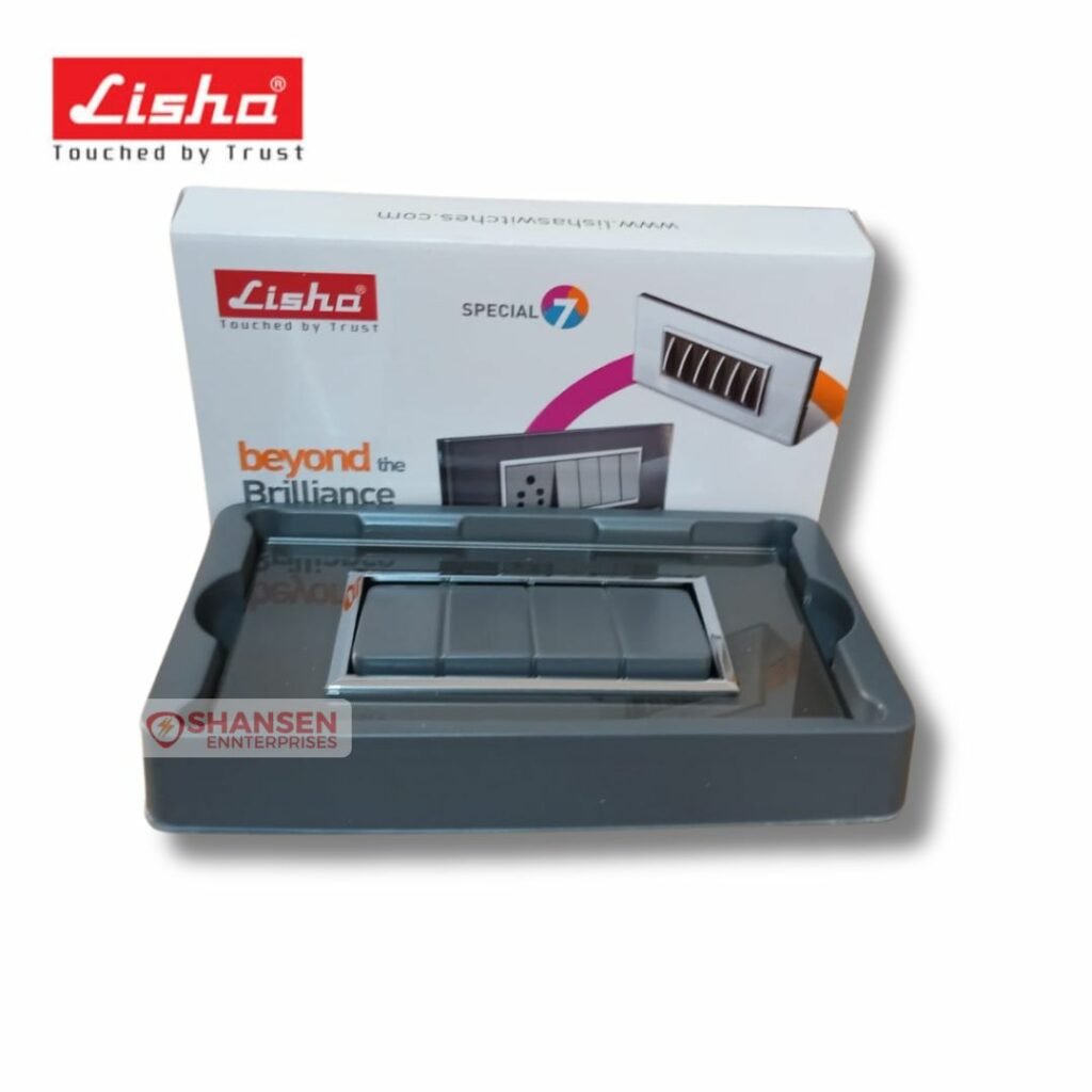 Lisha TiNT 4 Module Glass Cover Plate - Shansen Enterprises