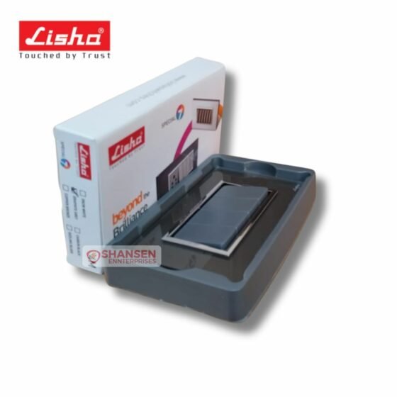Lisha_Special_7_TiNT_4_Module_Graphite_Grey_Glass_Cover_Plate_side-view_with_box