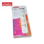 Lisha APEX 6A Power Strip with 4 sockets and 4 switches image 3