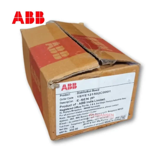 ABB E-SEN 2P Distribution Board Original Box with Label – Shansen Enterprises