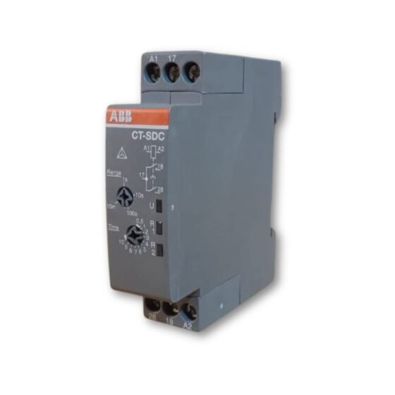 ABB CT-SDC.22 Star-Delta Time Relay close-up front view 24-240V AC 24-48V DC