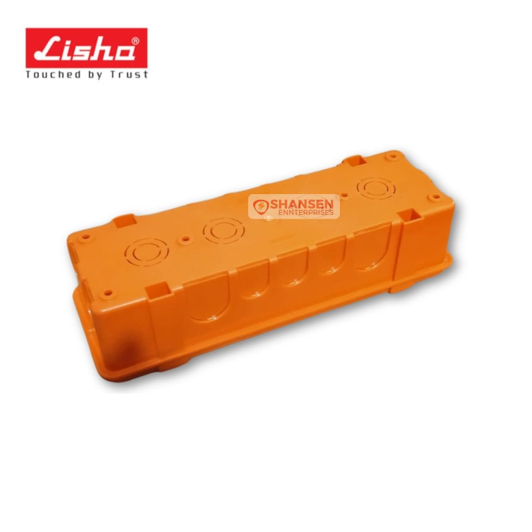 Lisha_8_Module_Orange_Color_Surface_Mounting_Plastic_Gang_Box_backside