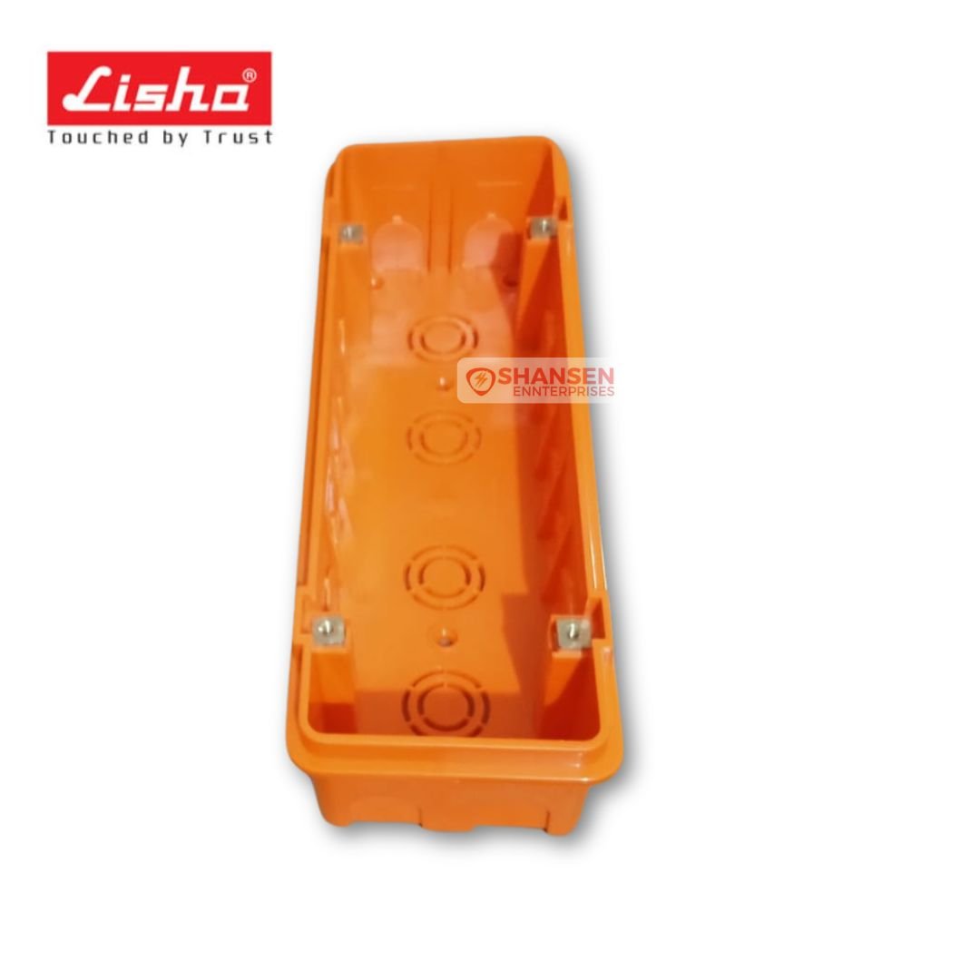 Lisha_8_Module_Orange_Color_Surface_Mounting_Plastic_Gang_Box_narrow-view
